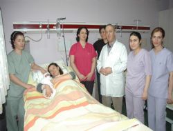 2012'nin ilk bebeği Erzurum'dan